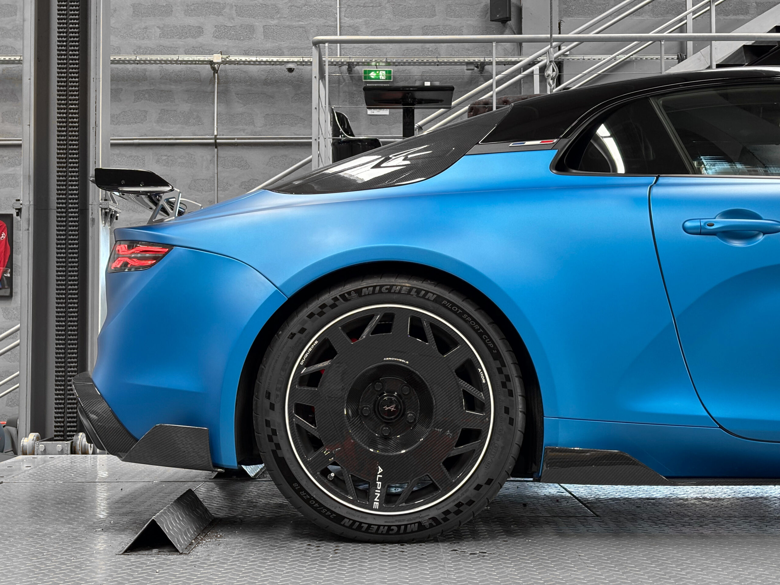ALPINE A110 R – BLEU RACING mat – PPF – PREMIERE MAIN – Image 13