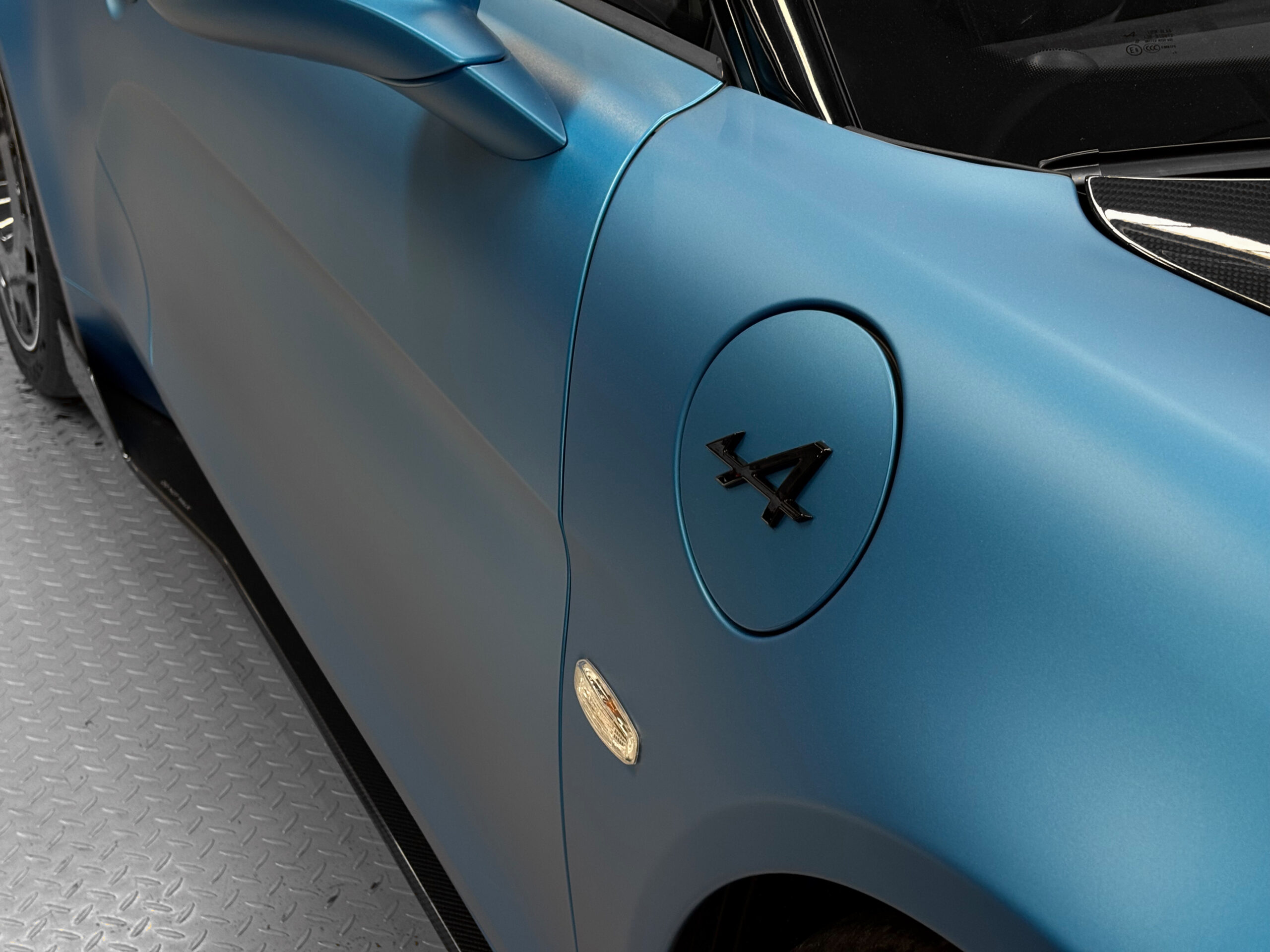ALPINE A110 R – BLEU RACING mat – PPF – PREMIERE MAIN – Image 21
