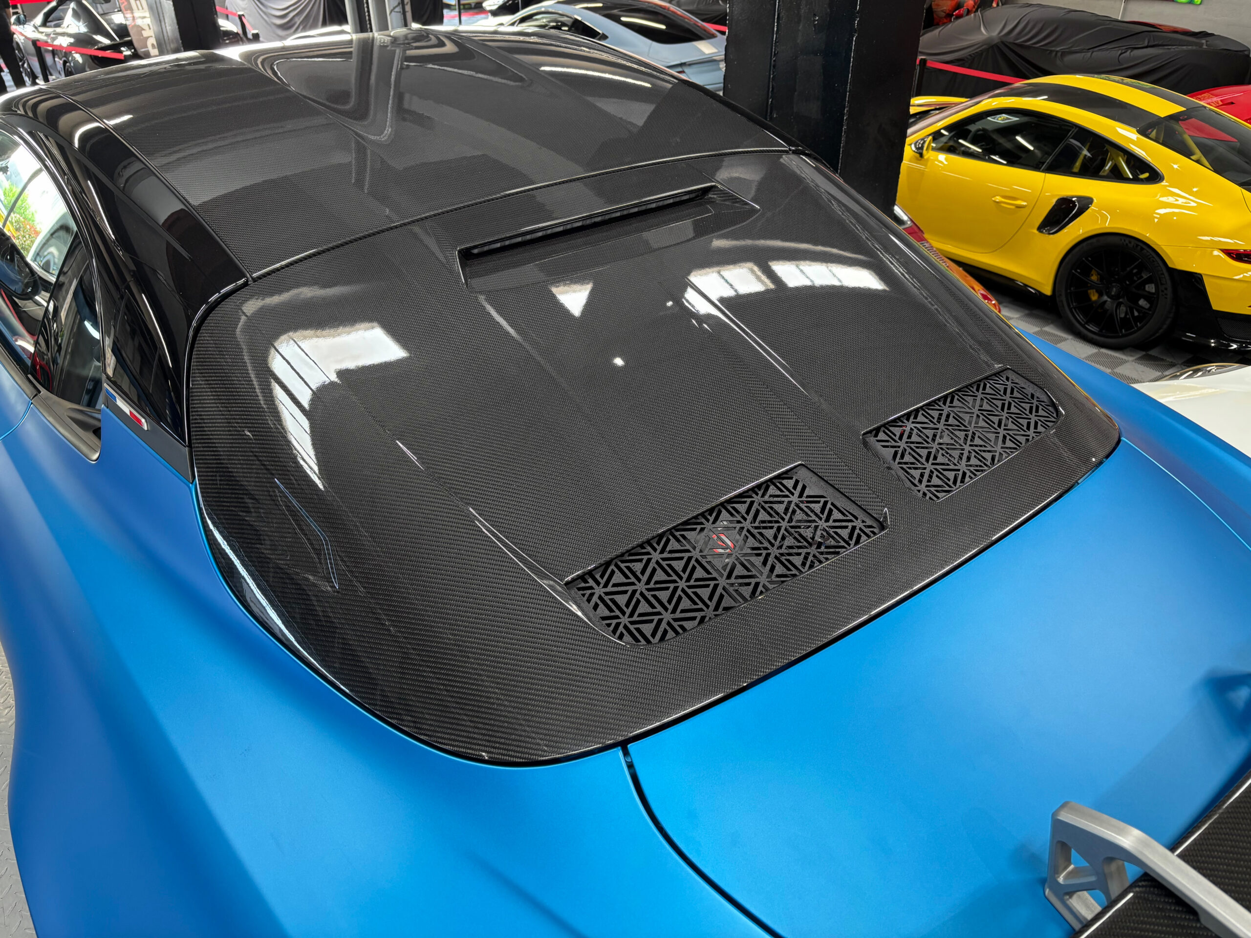 ALPINE A110 R – BLEU RACING mat – PPF – PREMIERE MAIN – Image 25