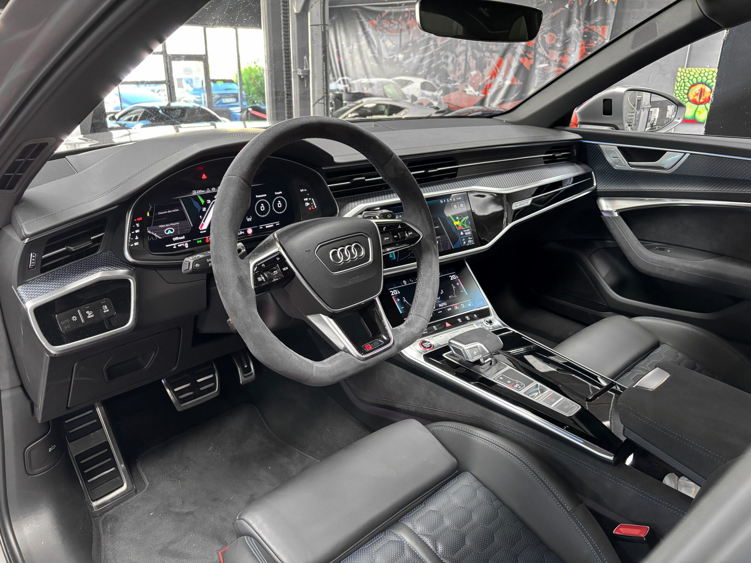 AUDI RS6 PERFORMANCE 630 ch – IMMAT FRANCAISE – BANG&OLUFSEN – CAMERA 360° – Image 26