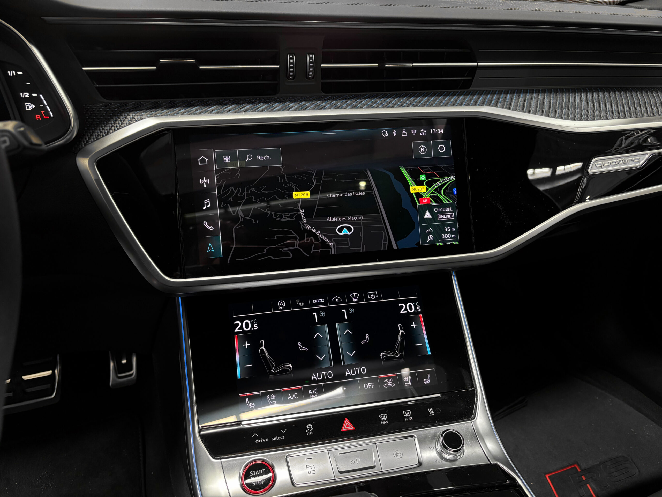 AUDI RS6 PERFORMANCE 630 ch – IMMAT FRANCAISE – BANG&OLUFSEN – CAMERA 360° – Image 33